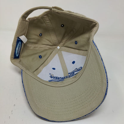 Surfware Men's Slideback Hat Tan OSFA Embroidered Hawaii Logo 100% Cotton