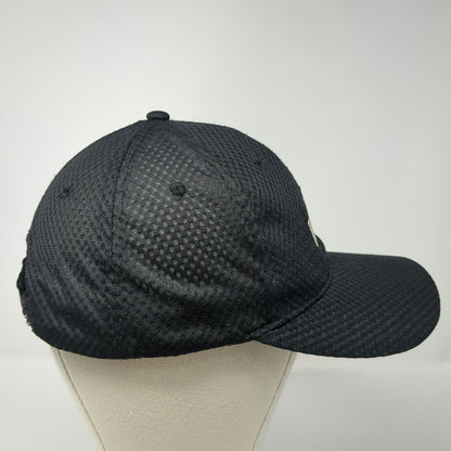 Wawa Logo Embroidery Performance Mesh Strapback Baseball Cap Black One Size Hat