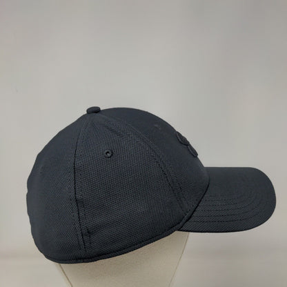 Under Armour Fitted Hat Black L/XL Classic Fit Blitzing Embroidered 6 Panel