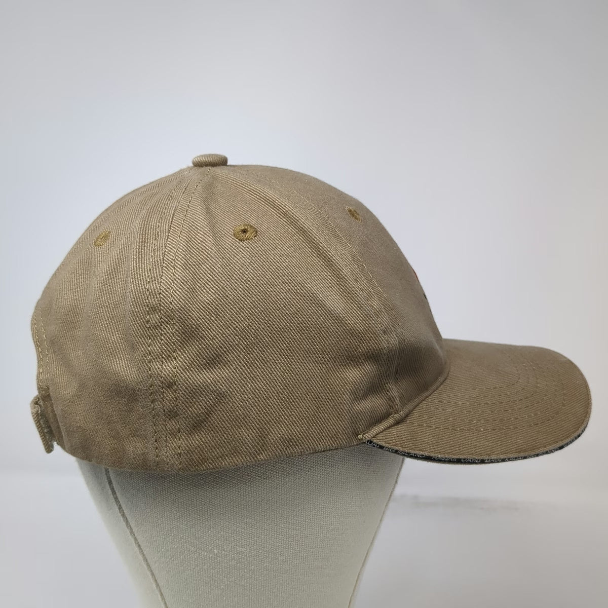 Hawaiian Headwear Baseball Cap Brown One Size Embroidered Hawaii Canoe Brim Hat