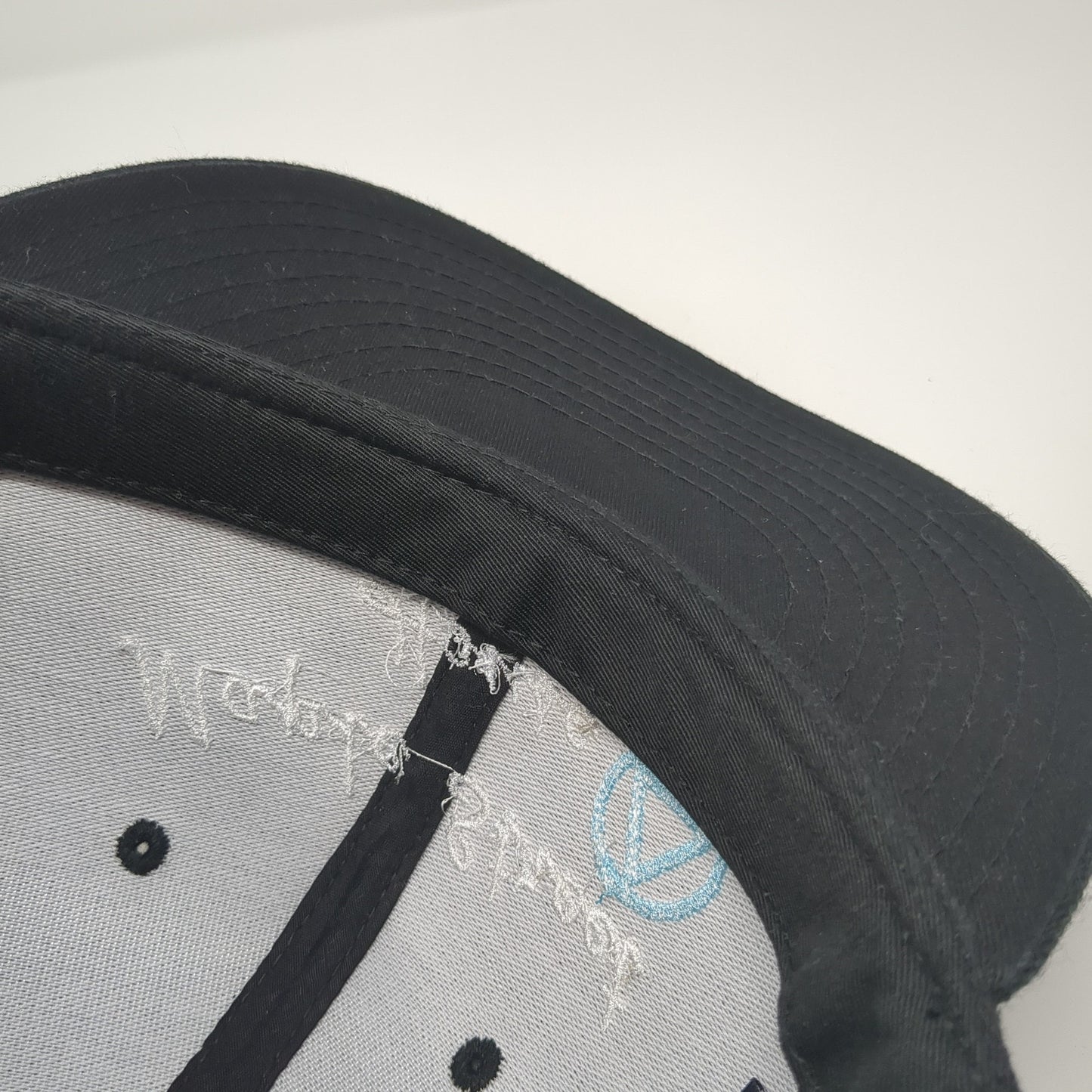 Maple Street House Snapback Hat Black One Size Adjustable Embroidered