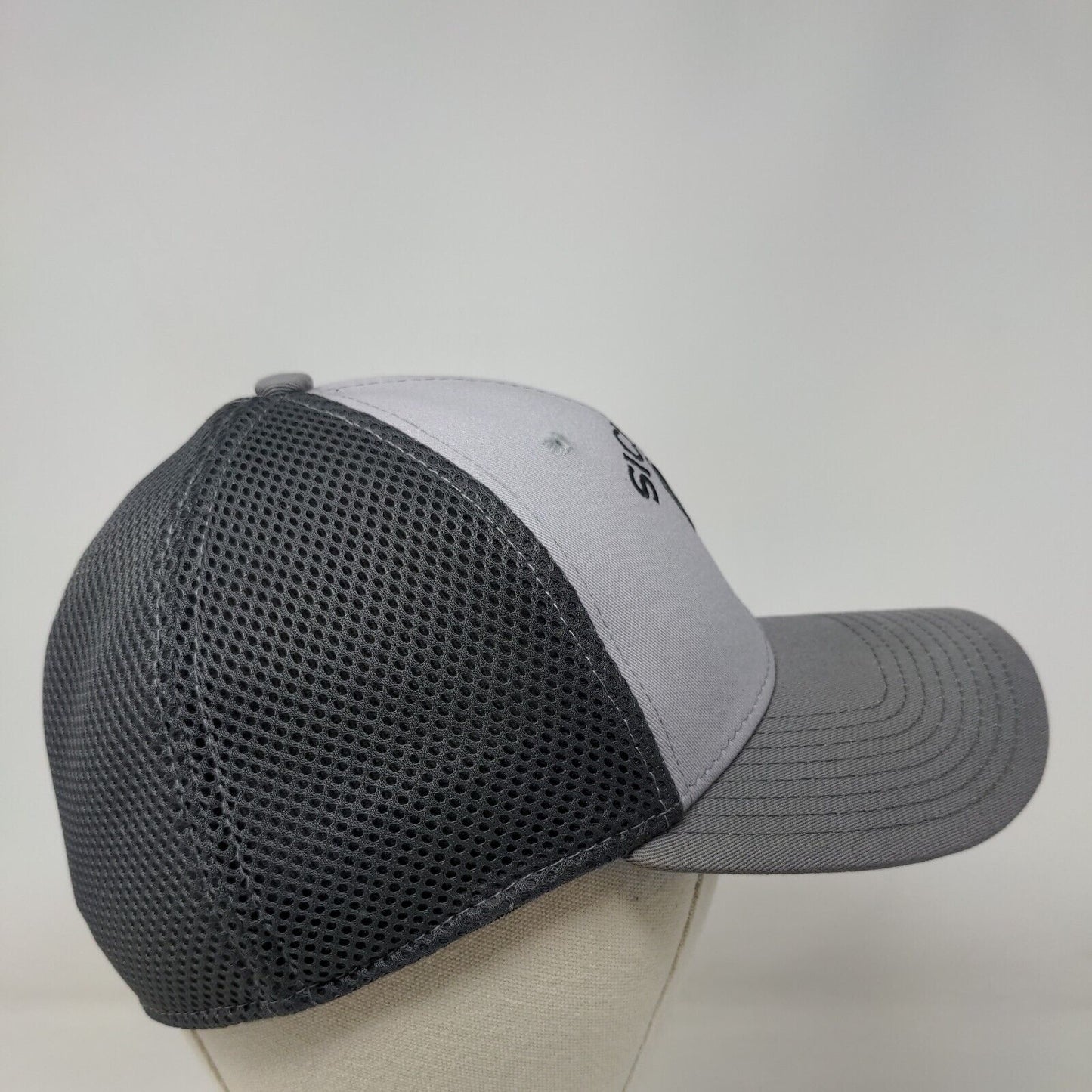 Sickles Mesh Back Fitted Hat Gray Small-Medium Embroidered Colorblock