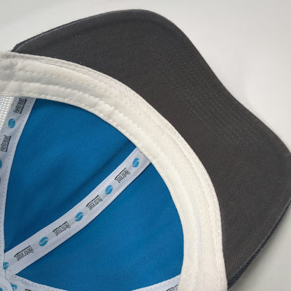 Name Brand Promotions Trucker Hat Gray White One Size Mesh Back Retreat Logo