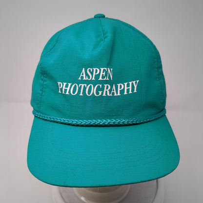Aspen Photography Snapback Rope Hat Blue One Size Adjustable Yupoong