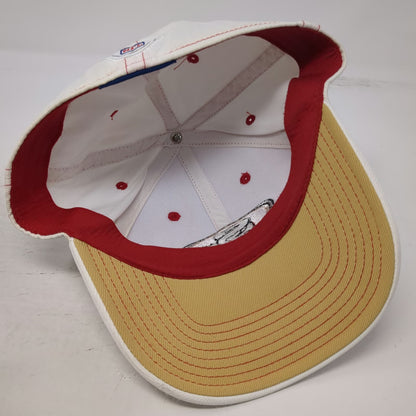 Reebok San Francisco 49ers NFL Cap White M Onfield Equipment Red Stitching Gold