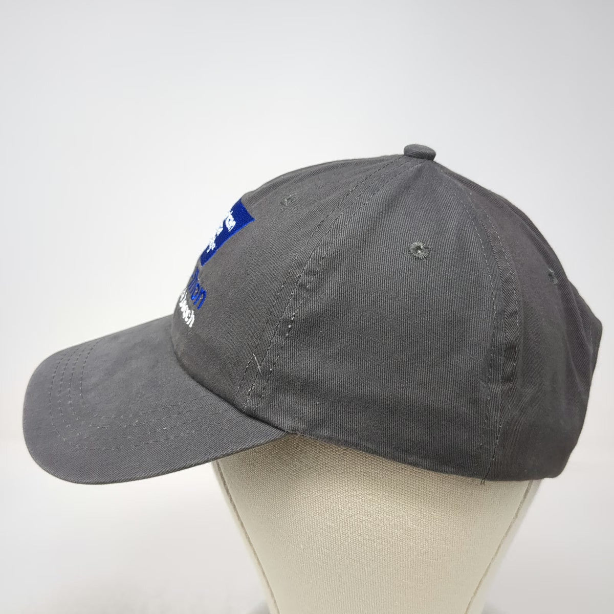Cap America Baseball Cap Gray One Size American Cancer Society Bike-a-Thon Hat