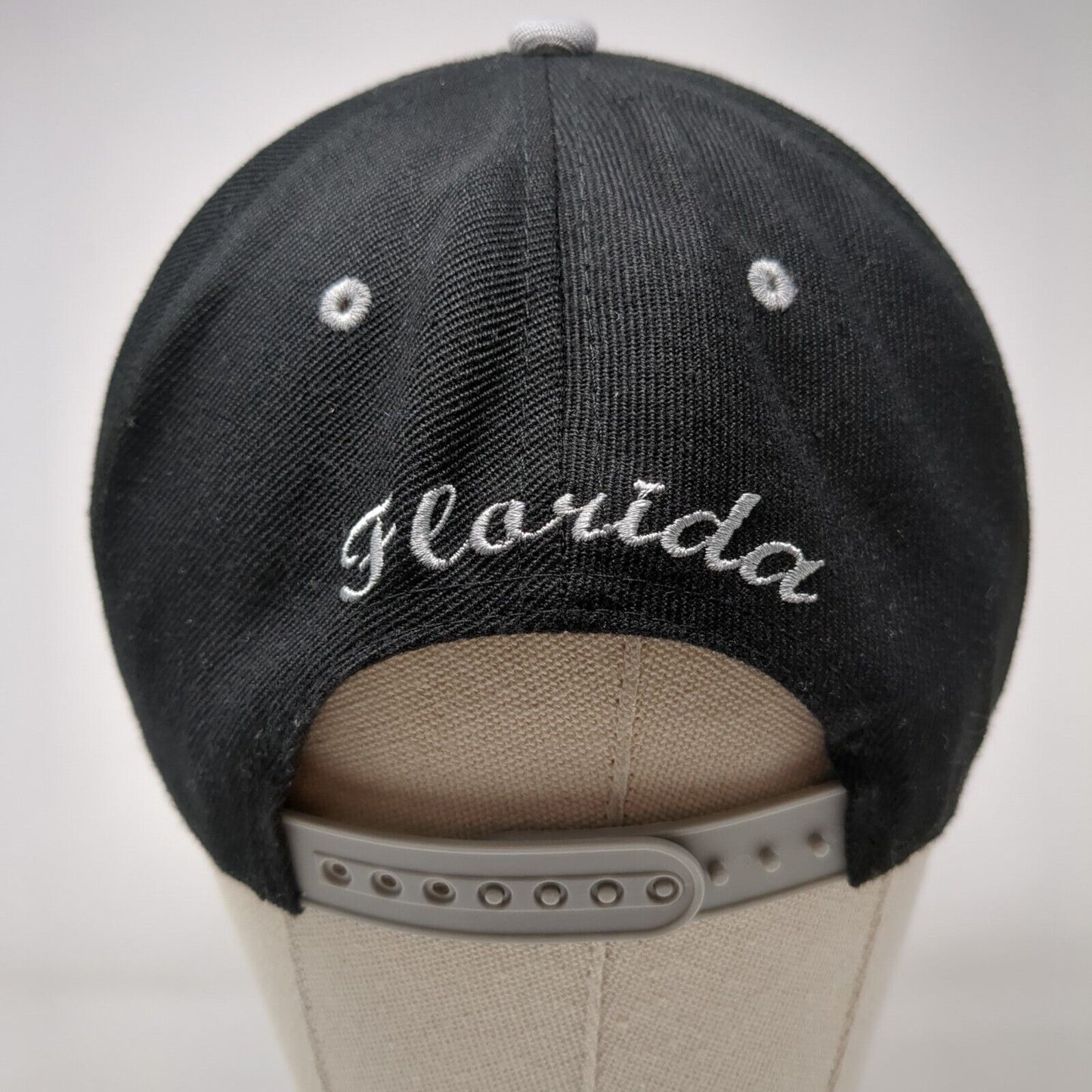 Orlando Florida Snapback Hat Black OSFA Adjustable Embroidered Aly's Trading