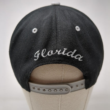 Orlando Florida Snapback Hat Black OSFA Adjustable Embroidered Aly's Trading