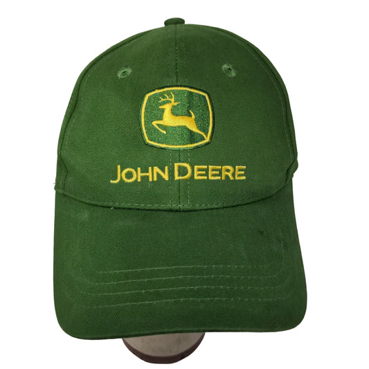 Cary Francis John Deere Slideback Hat Embroidered Logo Green OSFA