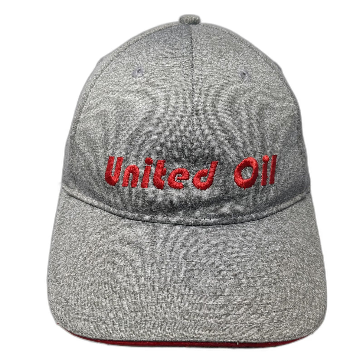 Sport-Tek Snapback Gray One Size United Oil Embroidery Sandwich Bill Hat