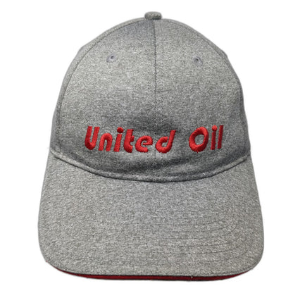Sport-Tek Snapback Gray One Size United Oil Embroidery Sandwich Bill Hat