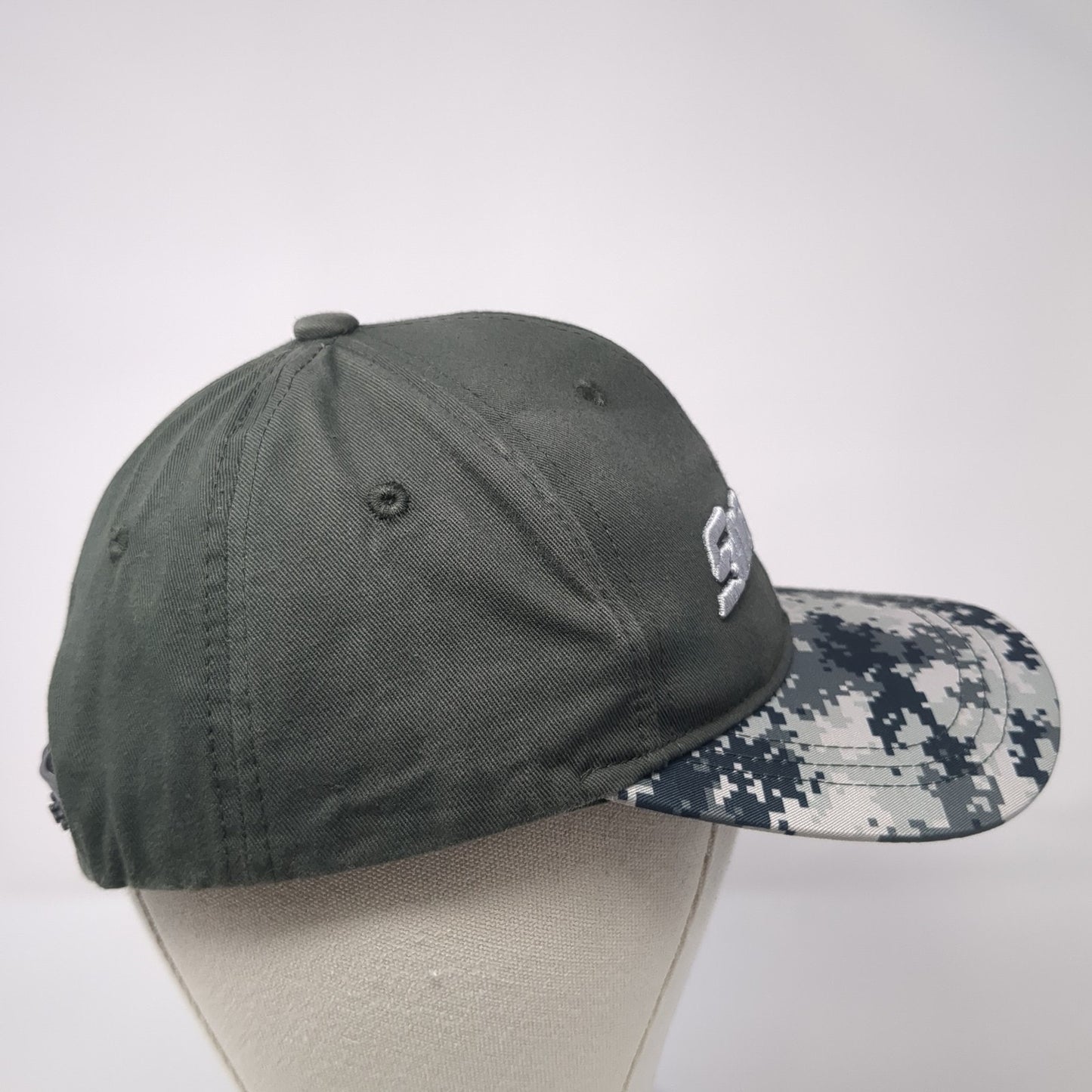 Snap-on Snapback Hat Multicolor One Size Adjustable Camouflage Cotton Twill