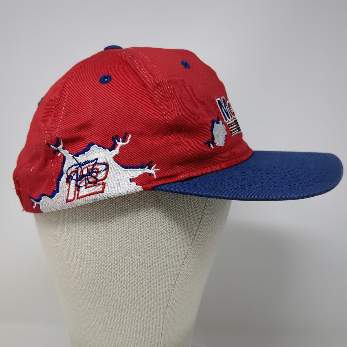 Racing Champions Snapback Red Hat One Size Mobil 1 Jeremy Mayfield 12 Pegasus