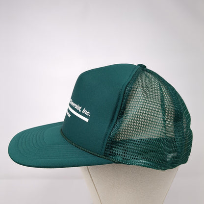 Brad's Cottage Grove Chevrolet Inc Rope Trucker Hat Green OSFA Mesh Back