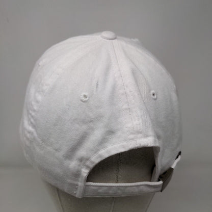 Highly Favored Slideback Hat White One Size Adjustable Embroidered KB ETHOS