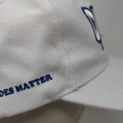 Dick's Last Resort Strapback Hat White One Size Embroidered Size Does Matter