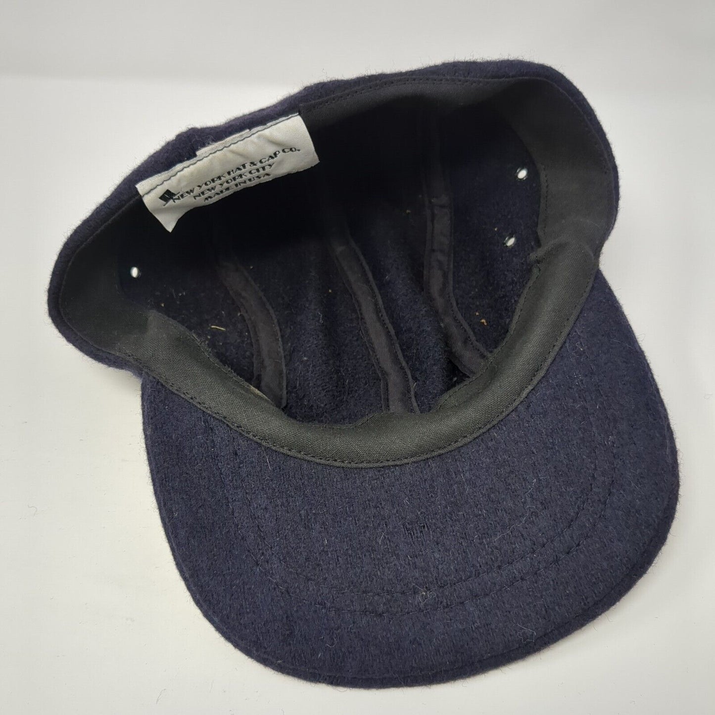 New York Hat & Cap Co. 5 Panel Cap Blue L/XL Lightweight Breathable Blank