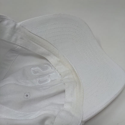 Spy Museum Slideback Hat White One Size Adjustable Embroidered 6 Panel