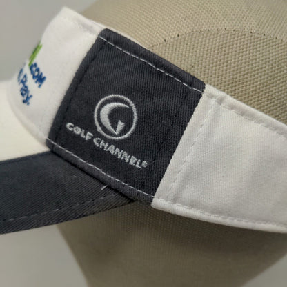 Golf Channel Men's Strapback Hat White Size OS Embroidered GolfNow Logo
