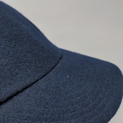 Gap Slideback Hat Blue M/L Adjustable Vented Holes 6 Panel Blank Wool Blend
