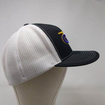 Pacific Headwear Fitted Trucker Hat Black 7 3/8-8 D-Series 405 Mesh Back