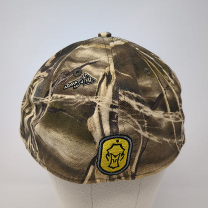 Hardcore Fitted Baseball Cap Multicolor OS Lightweight Embroidered Camouflage