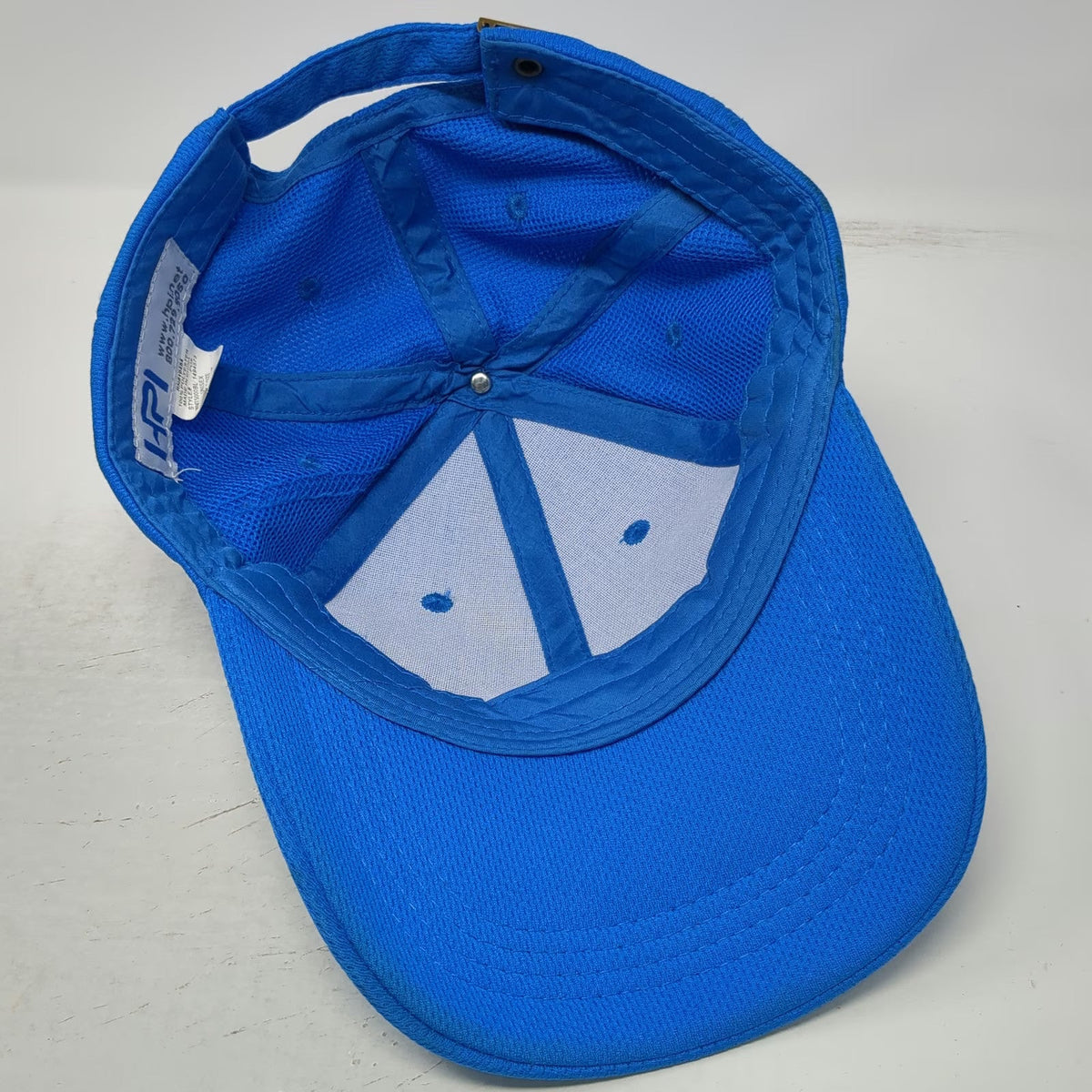 Walmart Baseball Cap Blue OSFM Polyester Slideback Spark Logo Curved Brim Hat