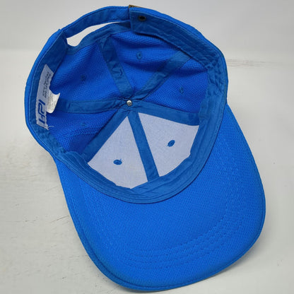 Walmart Baseball Cap Blue OSFM Polyester Slideback Spark Logo Curved Brim Hat