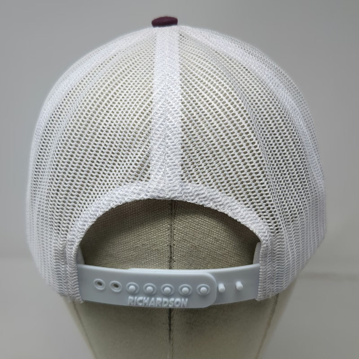 Richardson 112 Trucker Hat Red One Size Cold Springs Winery Mesh Snapback Hat