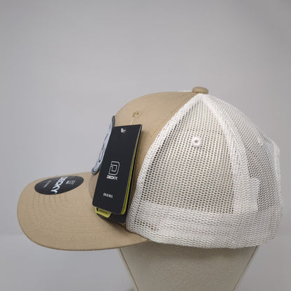 Idaho Rod & Reel Est. 2021 Snapback Trucker Hat Tan OS Adjustable W/Tags Decky