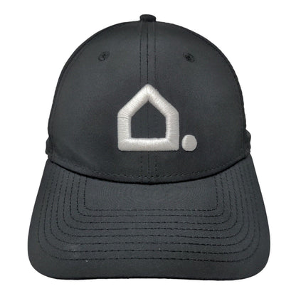 Vivint Strapback Hat Black OSFM Embroidered Laser Cut New Era 9Forty