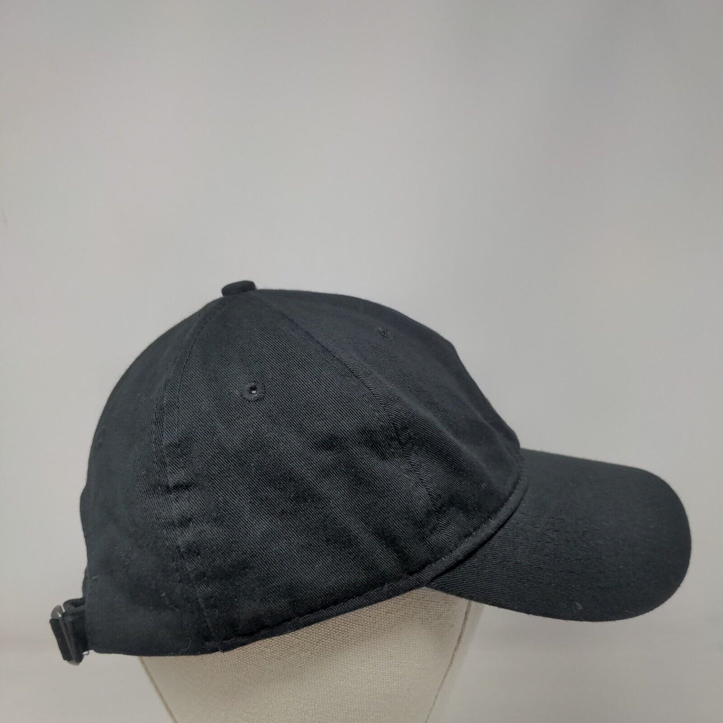 Smiley Face Tongue Emoji Slideback Hat Black One Size Embroidered