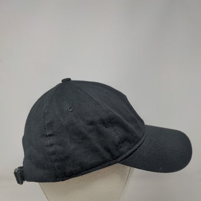 Smiley Face Tongue Emoji Slideback Hat Black One Size Embroidered