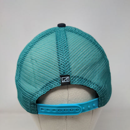SWCO Since 2008 Snapback Trucker Hat Blue One Size Adjustable Mesh Back 6 Panel