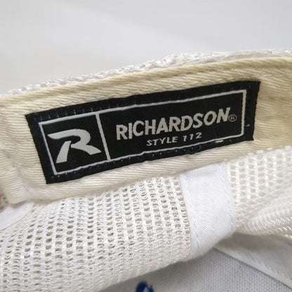 Richardson Trucker Hat Blue One Size Fishing Mountains Mesh Snapback Outdoor