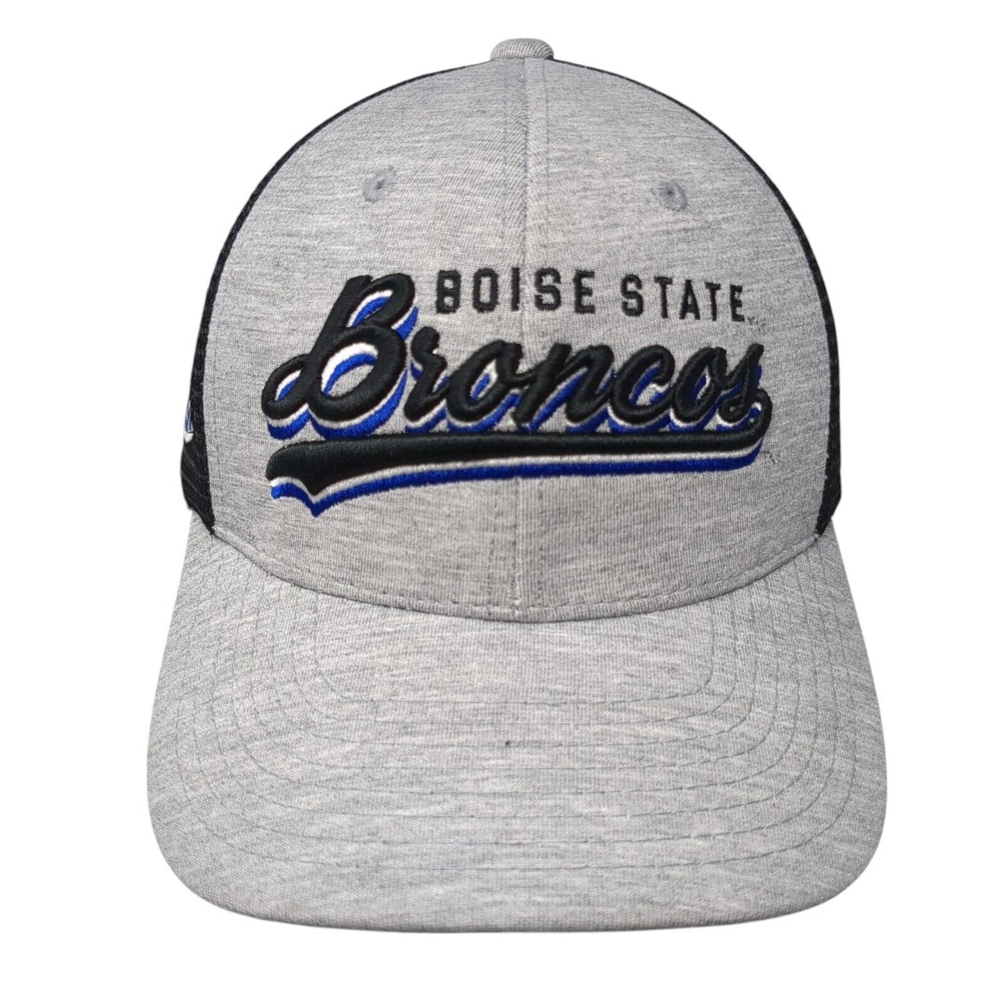 Boise State Broncos Snapback Mesh Back Hat Gray Embroidered Logo NCAA