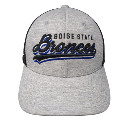 Boise State Broncos Snapback Mesh Back Hat Gray Embroidered Logo NCAA