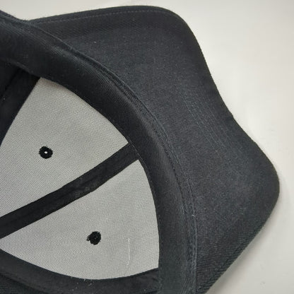 GLD Say Less Reaper Snapback Hat Black One Size Acrylic Wool Embroidered Graphic