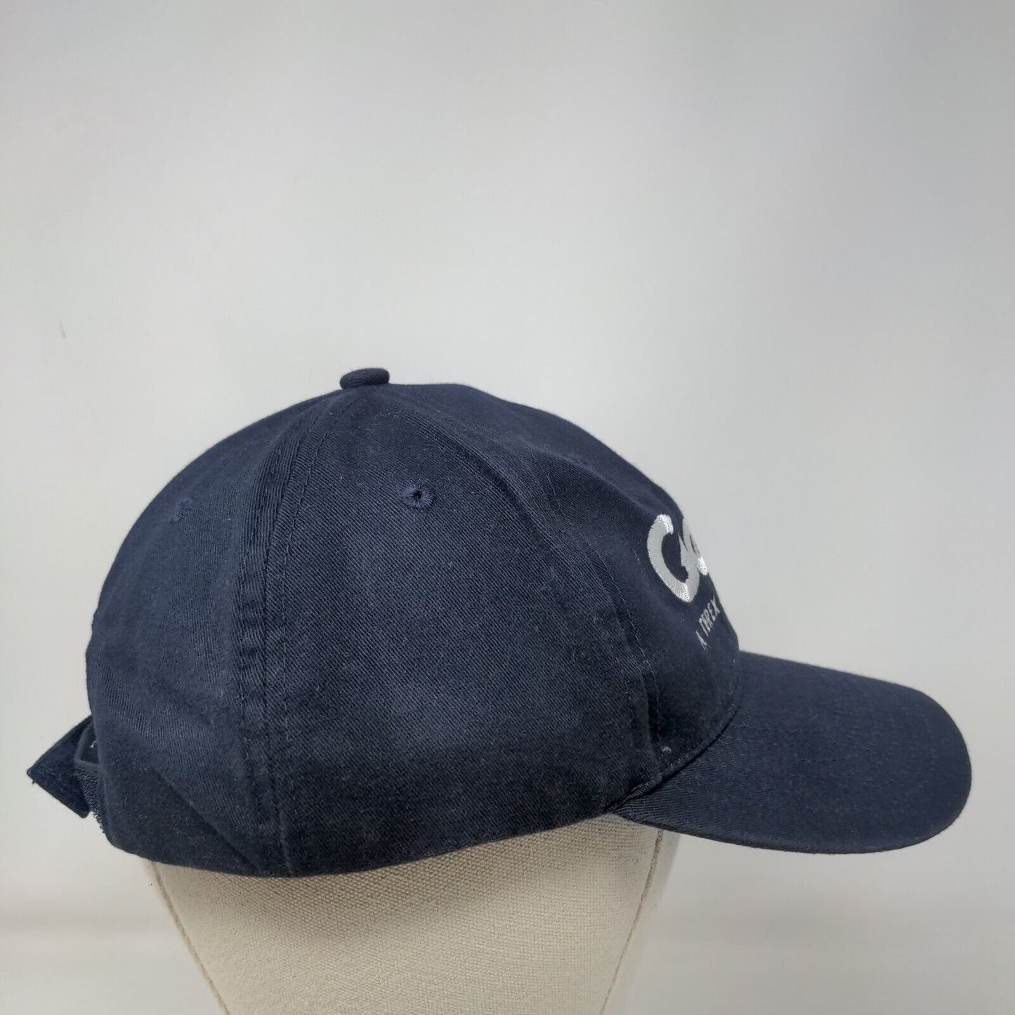 Genie A Terex Company Strapback Hat Blue One Size Embroidered 6 Panel