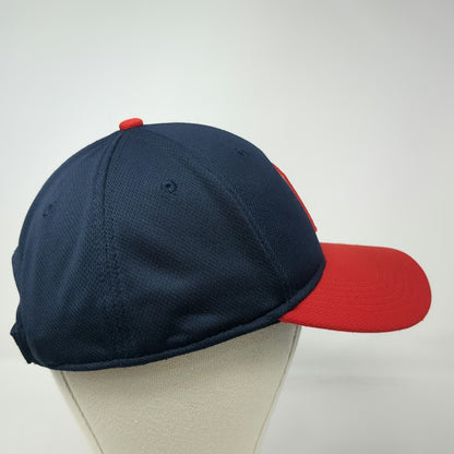 MLB Cleveland Indians OC Sports Baseball Cap Blue Red One Size Strapback Hat
