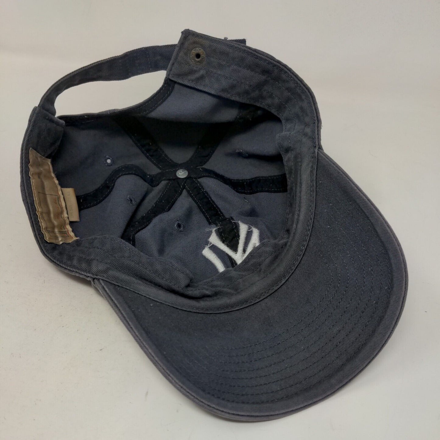 Twins Enterprise Men's Slideback Hat Blue OSFA Embroidered New York Yankees Logo