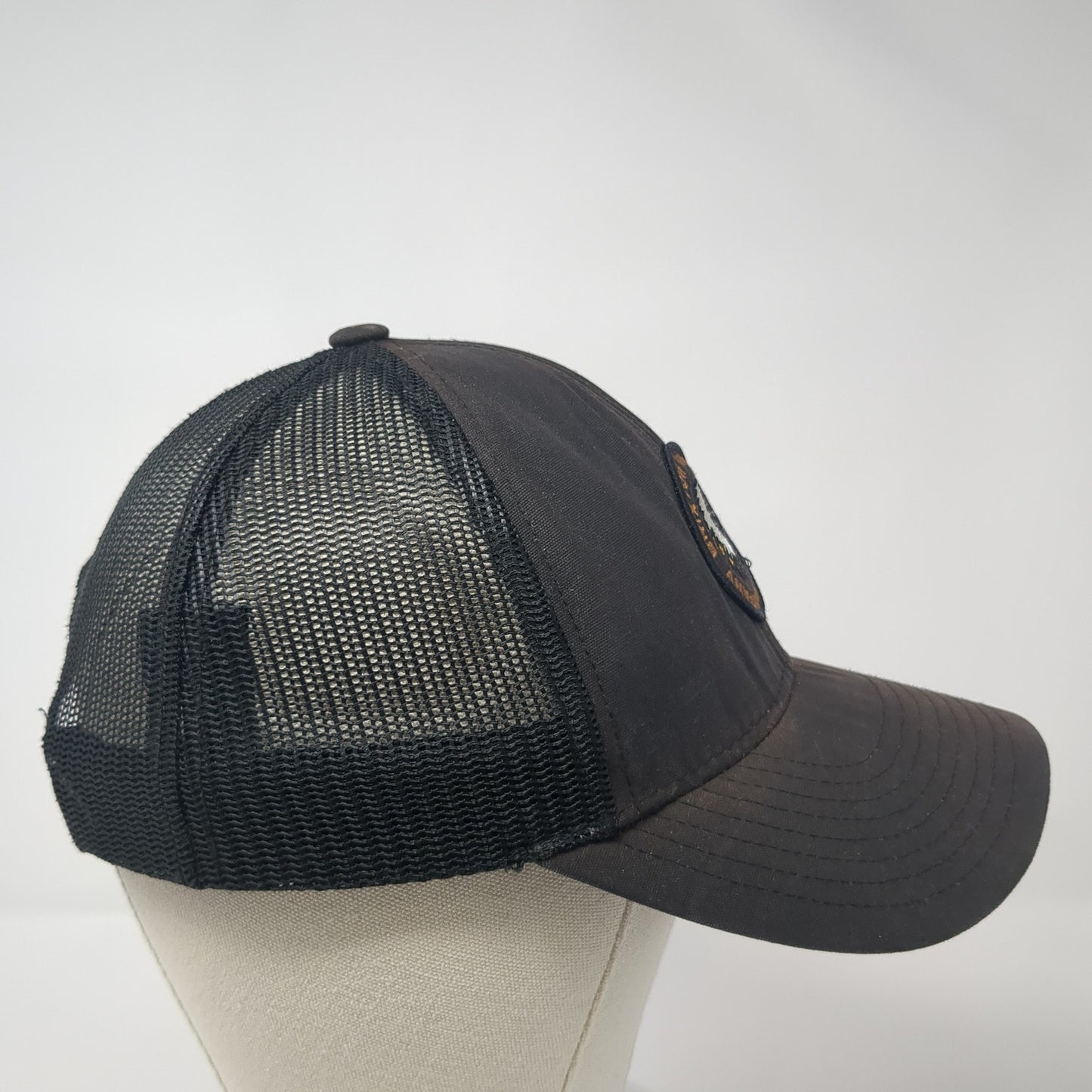 Brixton Manufacturing Company Patch Snapback Trucker Hat Black One Size