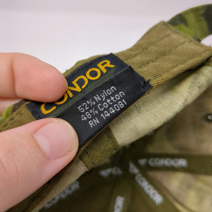 Condor Baseball Cap Green One Size MultiCam Tactical Loop Patches Buckle Hat