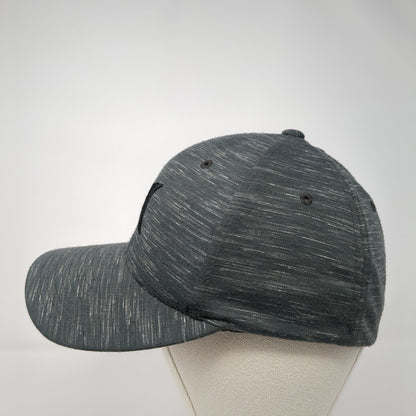 Hurley Fitted Hat Gray Small-Medium Embroidered Logo Flexfit Yupoong