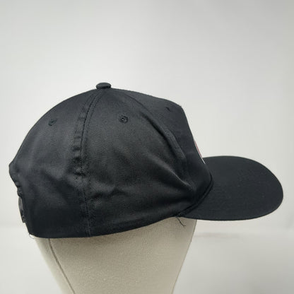 RCC Fire-Trol 5 Panel Black Hat One Size Snapback Cord Patch Wildland Fire