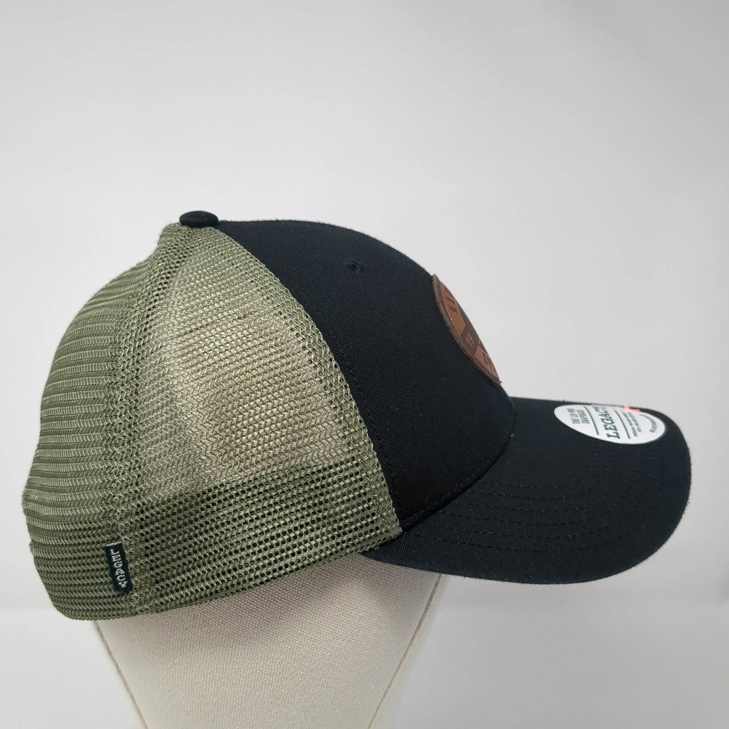 Eldora Speedway 1954 Snapback Trucker Hat Black OS Adjustable Mesh Back Legacy