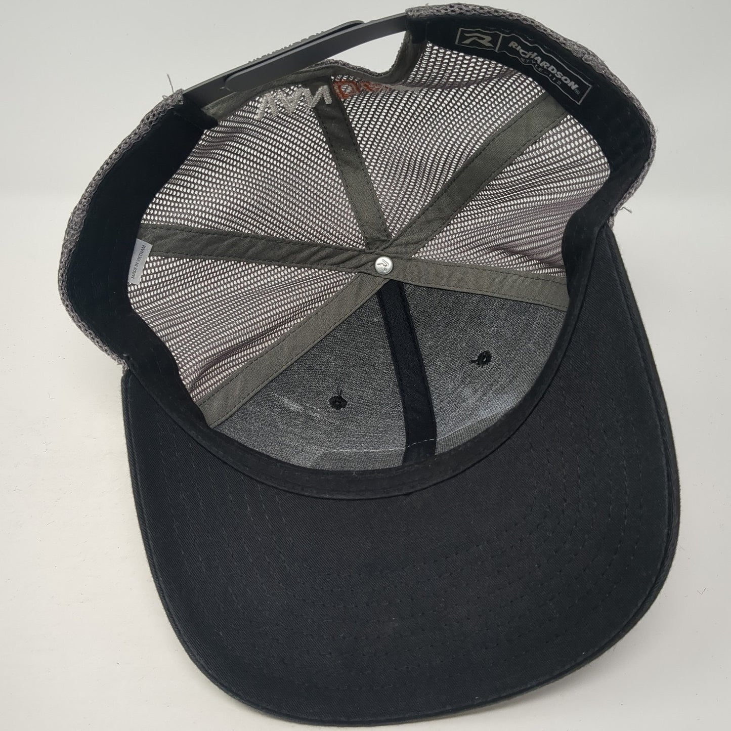 Van Do It Snapback Trucker Hat Black One Size Adjustable Mesh Back Richardson