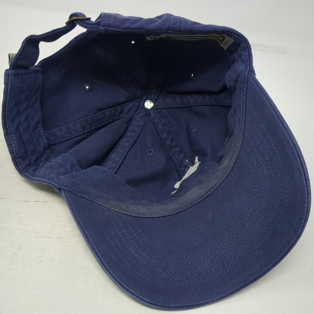 Richardson The Coffee House Baseball Cap Blue One Size Adjustable Cotton Hat