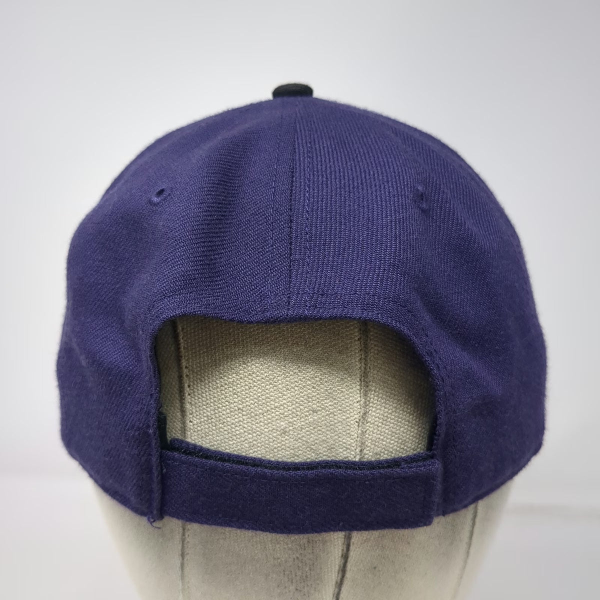 '47 Brand NFL Minnesota Vikings Purple Black One Size Hat Strapback Flat Brim