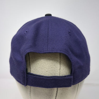 '47 Brand NFL Minnesota Vikings Purple Black One Size Hat Strapback Flat Brim